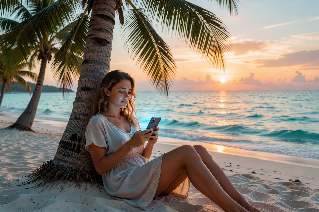 Player relaxing
